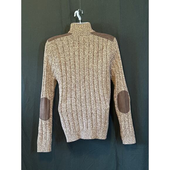 K. STEVENS Vintage XL Fall Brown Y2K Dad Granpacore Streetwear Zip Cardigan - Picture 3 of 15